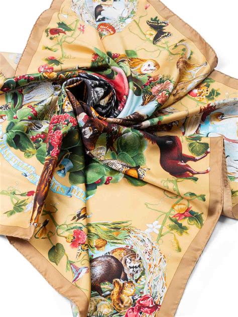 hermes texas wildlife scarf